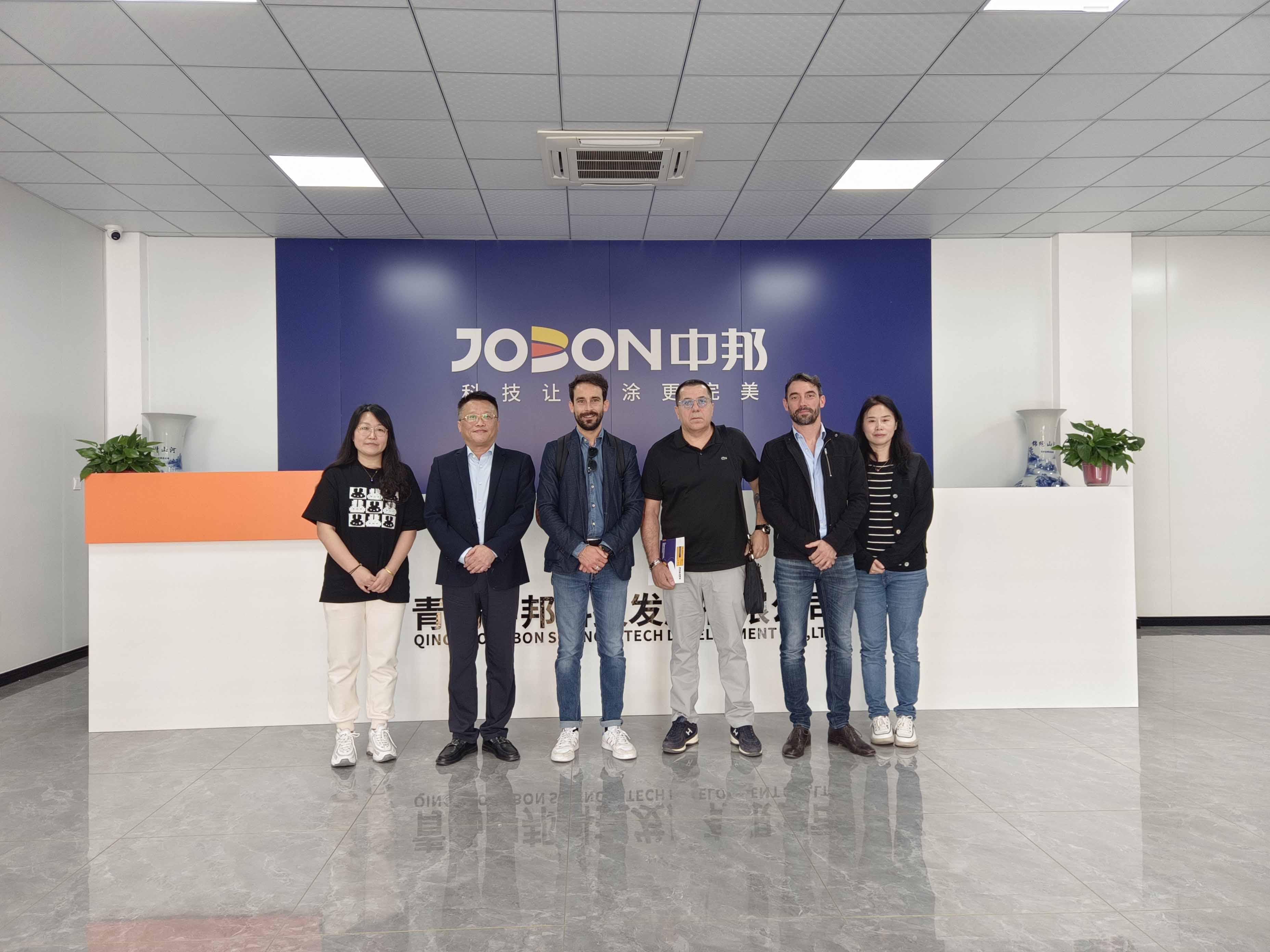 意大利卡羅比亞公司到中邦參觀，深入探討搪瓷技術(shù)應(yīng)用，實現(xiàn)合作共贏目標